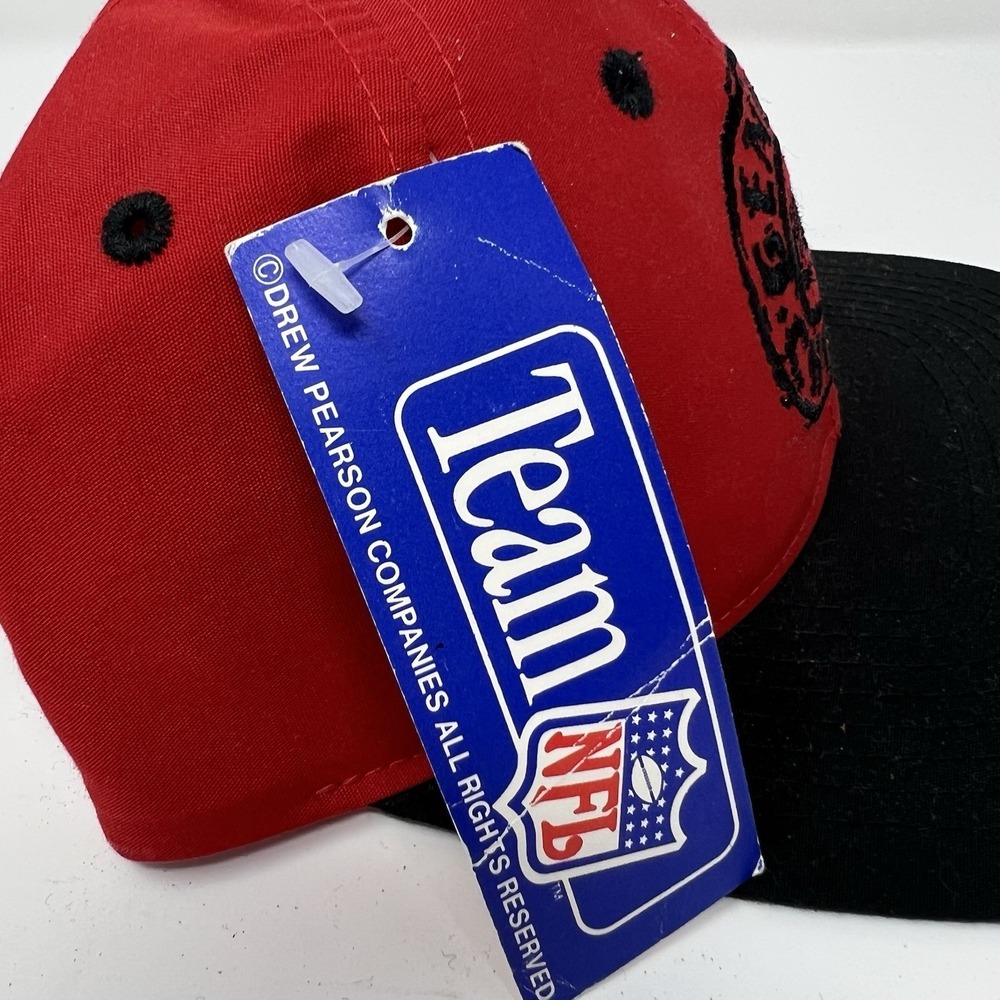 Vintage Kansas City Chiefs Competitor NFL Snapback Hat Football Mahomes 90s NWT - Picture 4 of 12
